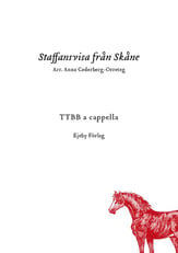 Staffansvisa fran Skane TTBB choral sheet music cover